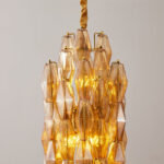 Amber Prism Long Chandelier - Image 12