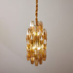 Amber Prism Long Chandelier - Image 14