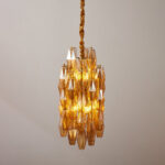 Amber Prism Long Chandelier - Image 7