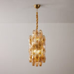 Amber Prism Long Chandelier - Image 4