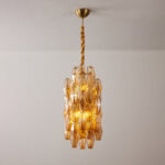 Amber Prism Long Chandelier - Image 2