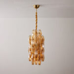 Amber Prism Long Chandelier - Image 6