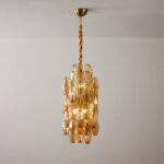 Amber Prism Long Chandelier - Image 8