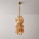 Amber Prism Long Chandelier - Image 10