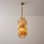 Amber Prism Long Chandelier - Image 11