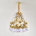 Amethyst Drops Glass Chandelier - Image 16