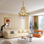 Amethyst Drops Glass Chandelier - Image 5