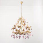 Amethyst Drops Glass Chandelier - Image 17