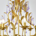 Amethyst Drops Glass Chandelier - Image 11