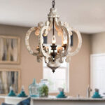 Antique White Style Chandelier - Image 17