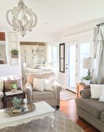 Antique White Style Chandelier - Image 8