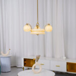 Art Deco Vintage Chandelier - Image 6