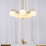 Art Deco Vintage Chandelier - Image 8