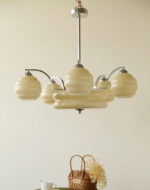 Art Deco Vintage Chandelier - Image 13