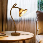 Artistic Lotus Leaf Table Lamp - Image 2