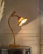 Artistic Lotus Leaf Table Lamp - Image 6