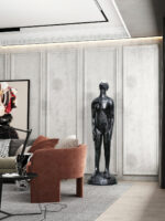 Atlas Guardian Sculpture Floor Ornaments - Image 3