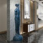 Atlas Guardian Sculpture Floor Ornaments - Image 8