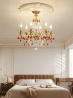 Aureate Amber Crystal Chandelier - Image 13