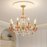 Aureate Amber Crystal Chandelier - Image 2