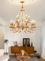 Aureate Amber Crystal Chandelier - Image 11