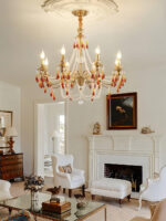 Aureate Amber Crystal Chandelier - Image 10