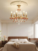 Aureate Amber Crystal Chandelier - Image 9