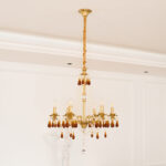 Aureate Amber Crystal Chandelier - Image 8