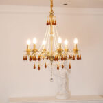 Aureate Amber Crystal Chandelier - Image 5