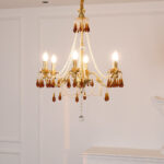 Aureate Amber Crystal Chandelier - Image 4