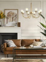 Aureate Radiance Glass Chandelier - Image 16