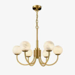 Aurelian Alabaster Globe Chandelier