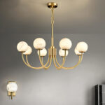 Aurelian Alabaster Globe Chandelier - Image 11