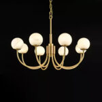 Aurelian Alabaster Globe Chandelier - Image 13