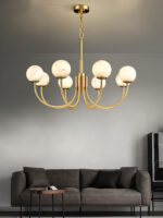 Aurelian Alabaster Globe Chandelier - Image 14
