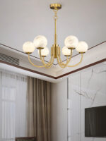 Aurelian Alabaster Globe Chandelier - Image 16