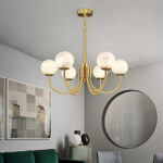 Aurelian Alabaster Globe Chandelier - Image 18