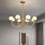 Aurelian Alabaster Globe Chandelier - Image 2