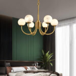 Aurelian Alabaster Globe Chandelier - Image 7