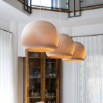 Aurora Whorl Wood Pendant Lamp - Image 2
