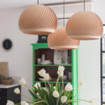 Aurora Whorl Wood Pendant Lamp - Image 15