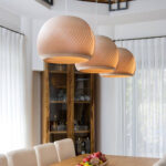 Aurora Whorl Wood Pendant Lamp - Image 8