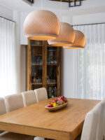 Aurora Whorl Wood Pendant Lamp - Image 16