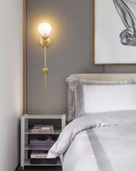 Ava Brass Wall Lamp - Image 13