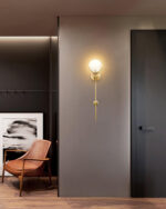 Ava Brass Wall Lamp - Image 14