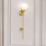 Ava Brass Wall Lamp - Image 2