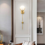 Ava Brass Wall Lamp - Image 3
