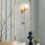 Ava Brass Wall Lamp - Image 7