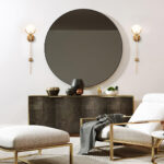 Ava Brass Wall Lamp - Image 9