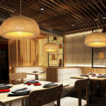 Bamboo Braided Pendant Lamp - Image 5